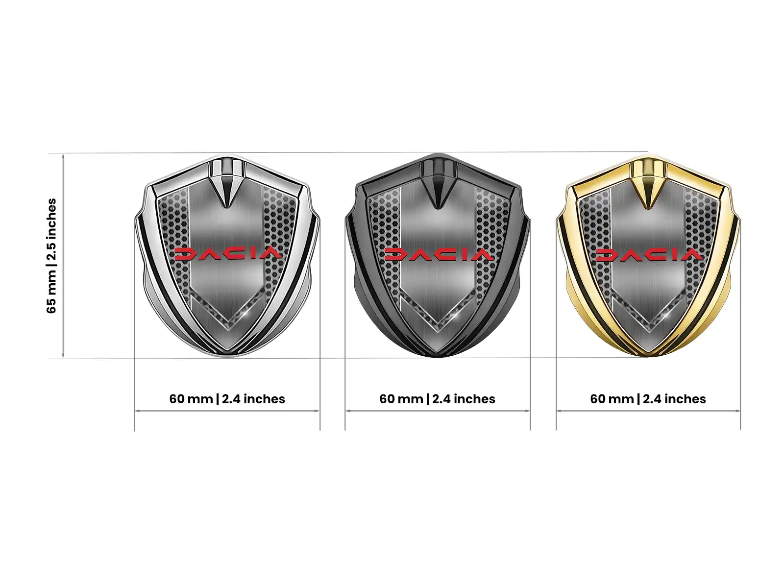 Dacia Emblem Fender Abzeichen Minimales Design Standard